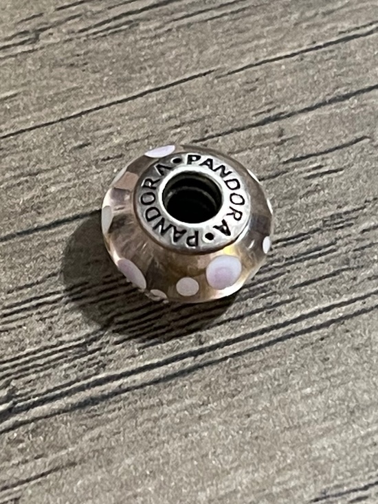 Pandora Pink Bubbles Murano glass charm - Picture 3 of 3